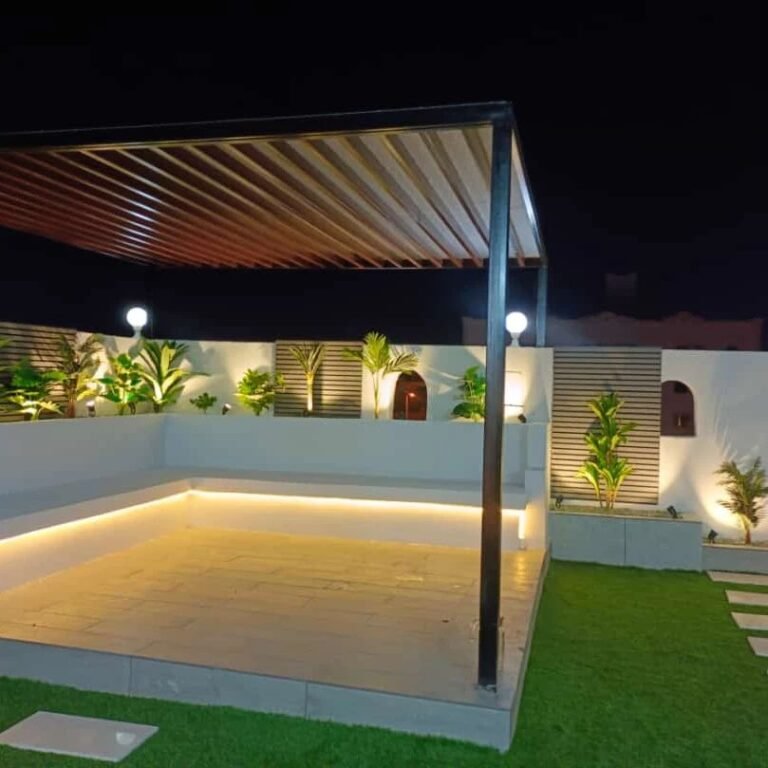 تركيب المظلات