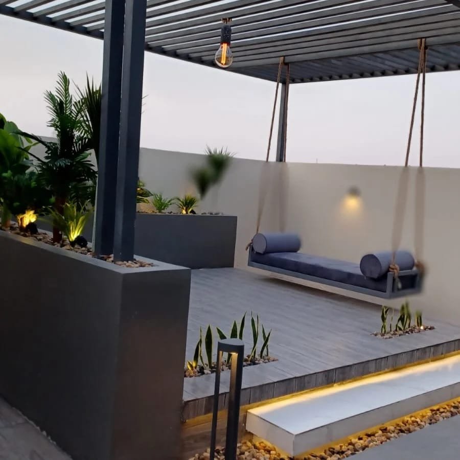 تركيب المظلات