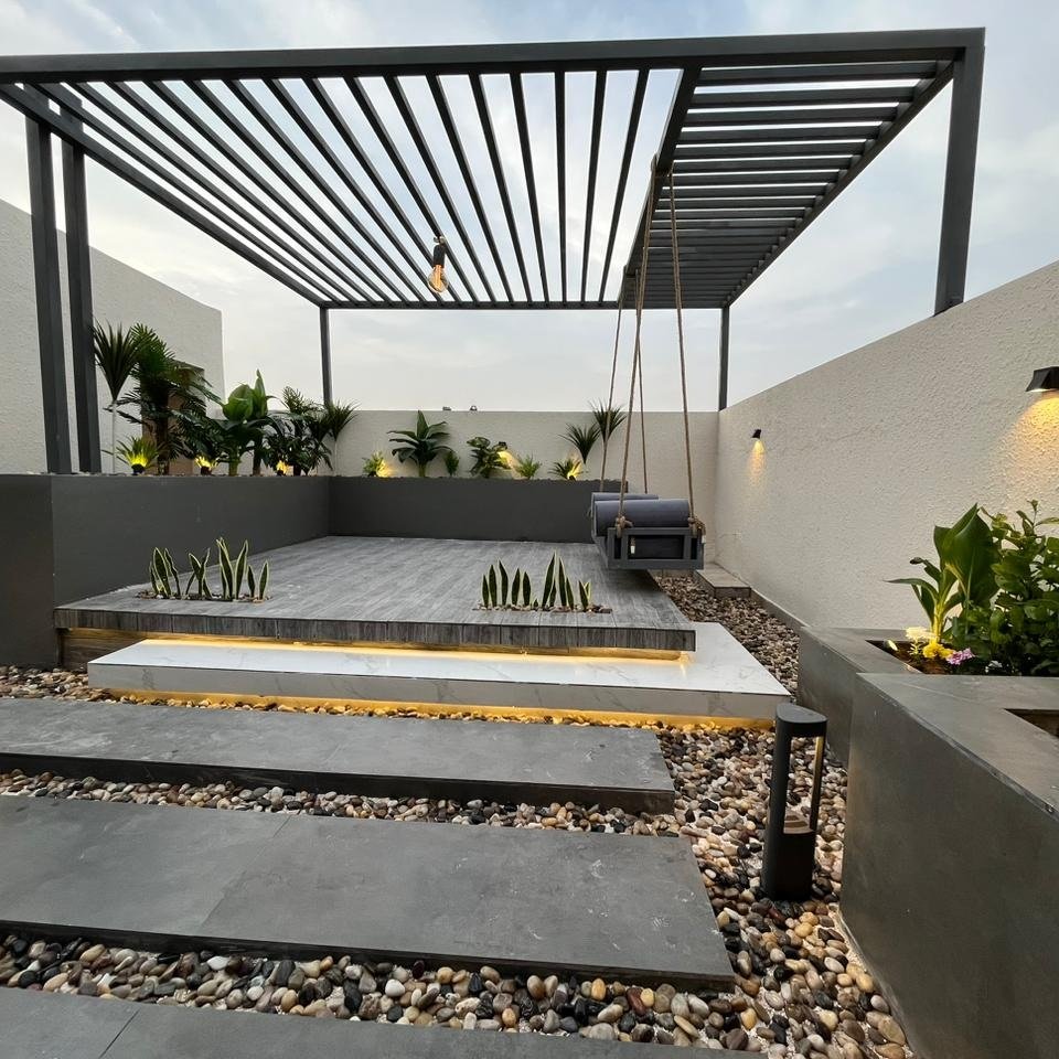 تركيب المظلات