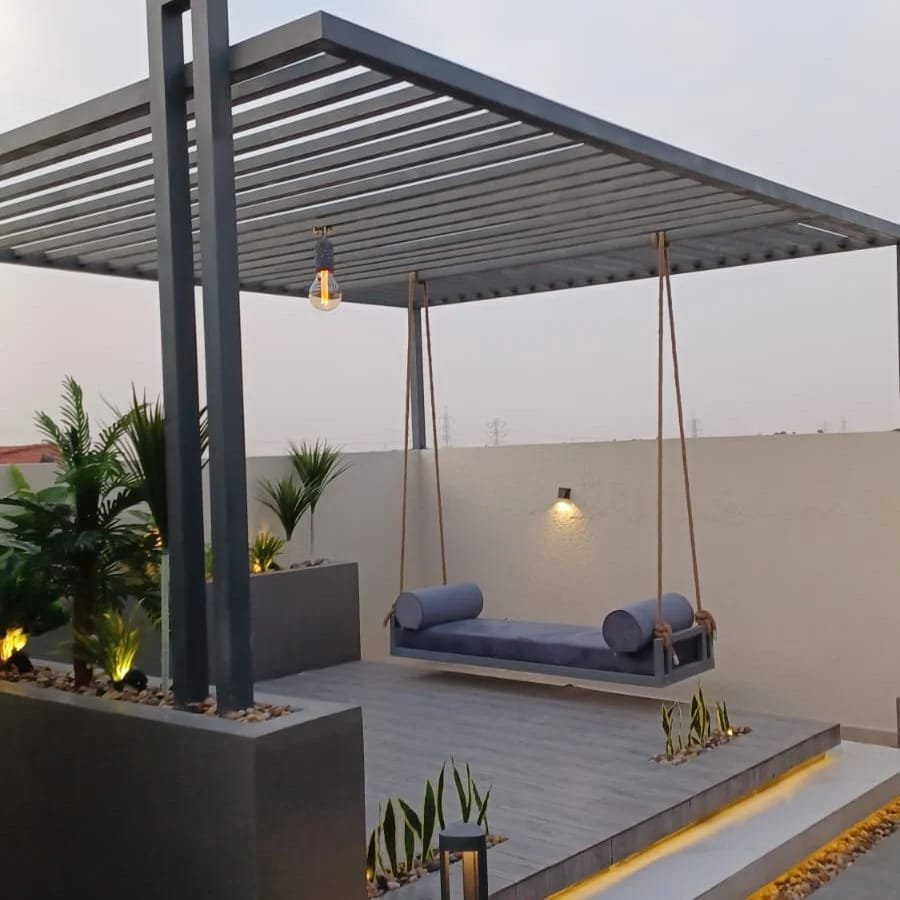 تركيب المظلات