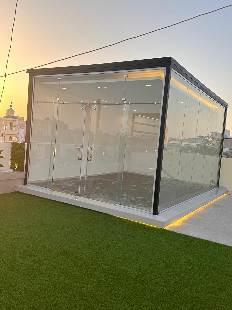 تركيب المظلات